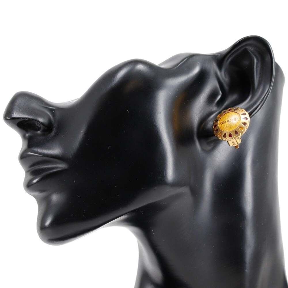 Chanel Clip-On Earrings Gold- #208371C94B - Picture 2 of 6
